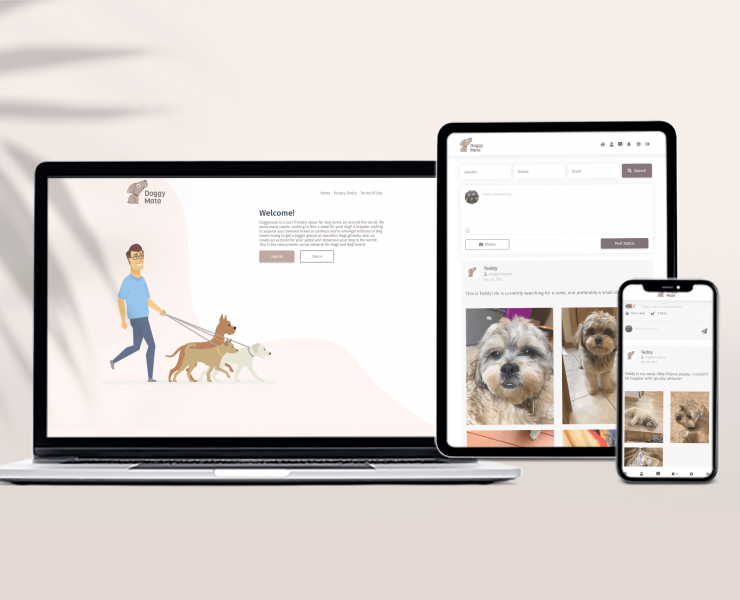 Doggy Mate – Social Network Website