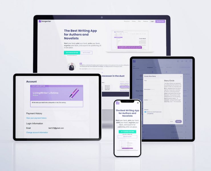 LivingWriter Online Writing Platform